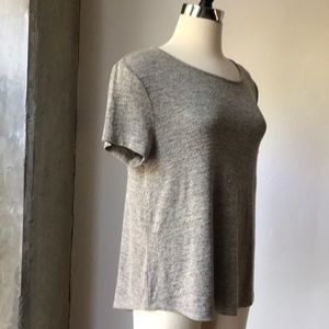 Rag &Bone Jean heathered Gray shirt size L